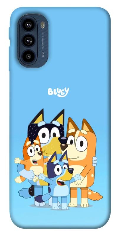Чехол itsPrint Bluey family для Motorola Moto G41, детские, купить оптом с доставкой