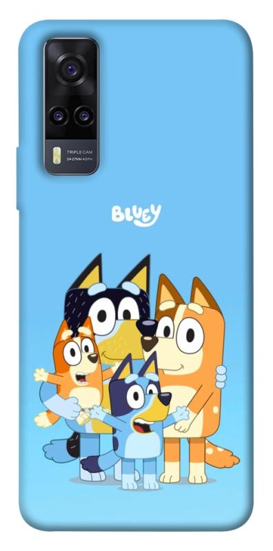 Чехол itsPrint Bluey family для Vivo Y31, детские, купить оптом с доставкой
