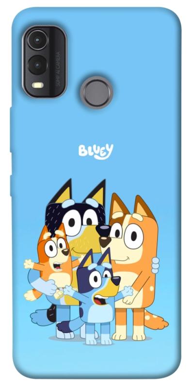 Чехол itsPrint Bluey family для Nokia G11 Plus, детские, купить оптом с доставкой