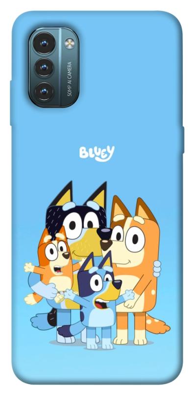 Чехол itsPrint Bluey family для Nokia G21, детские, купить оптом с доставкой