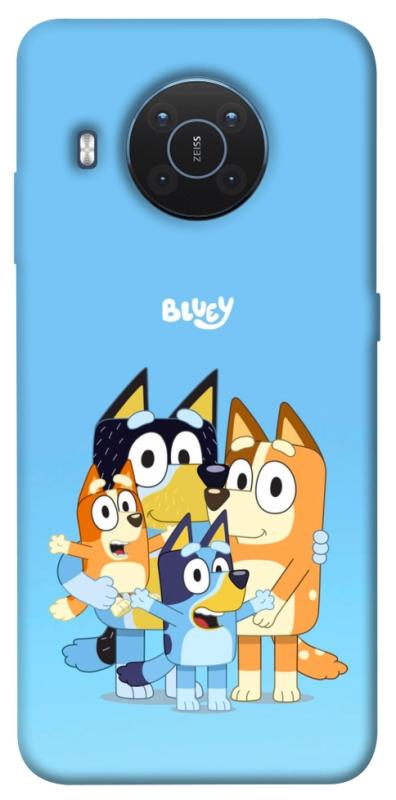 Чехол itsPrint Bluey family для Nokia X10 / X20, детские, купить оптом с доставкой