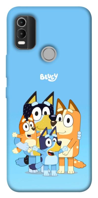 Чехол itsPrint Bluey family для Nokia C21 Plus, детские, купить оптом с доставкой