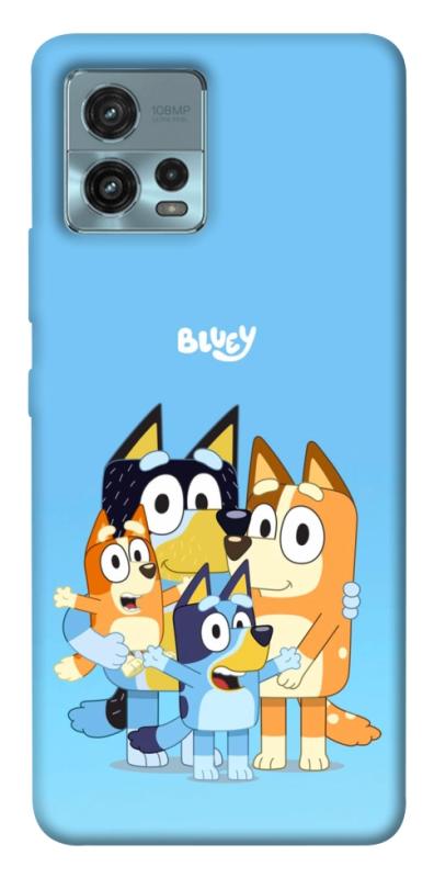 Чехол itsPrint Bluey family для Motorola Moto G72, детские, купить оптом с доставкой