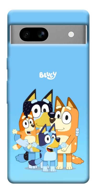 Чохол itsPrint Bluey family для Google Pixel 7a, дитячі, купити оптом з доставкою