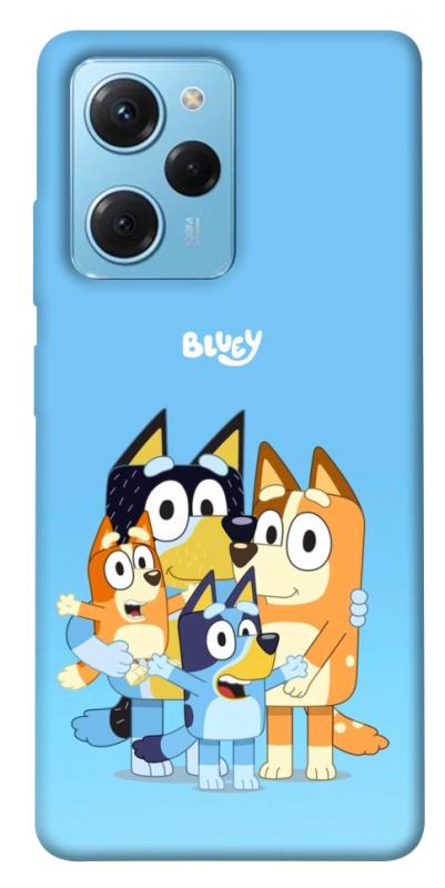 Чохол itsPrint Bluey family для Xiaomi Poco X5 Pro 5G, дитячі, купити оптом з доставкою