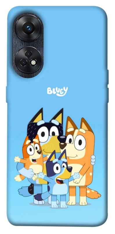 Чехол itsPrint Bluey family для Oppo Reno 8 T 4G, детские, купить оптом с доставкой