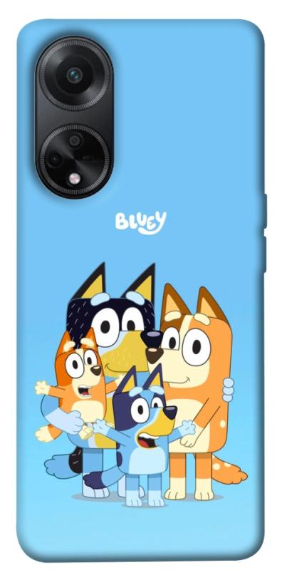 Чехол itsPrint Bluey family для Oppo A98, детские, купить оптом с доставкой