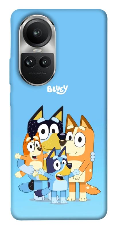 Чохол itsPrint Bluey family для Oppo Reno 10, дитячі, купити оптом з доставкою
