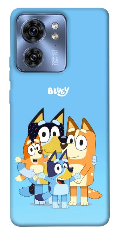 Чехол itsPrint Bluey family для Motorola Edge 40, детские, купить оптом с доставкой
