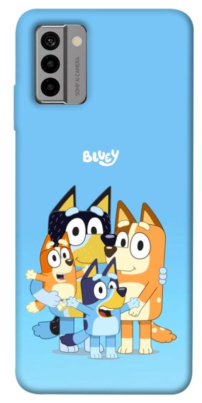 Чехол itsPrint Bluey family для Nokia G22, детские, купить оптом с доставкой