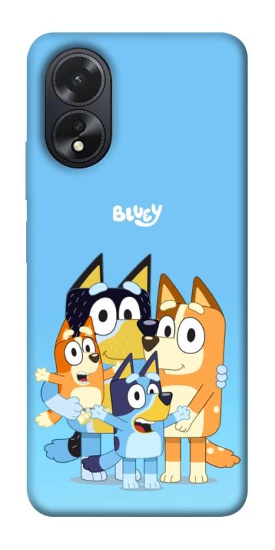 Чехол itsPrint Bluey family для Oppo A38, детские, купить оптом с доставкой