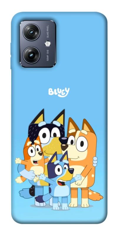 Чехол itsPrint Bluey family для Motorola Moto G54, детские, купить оптом с доставкой