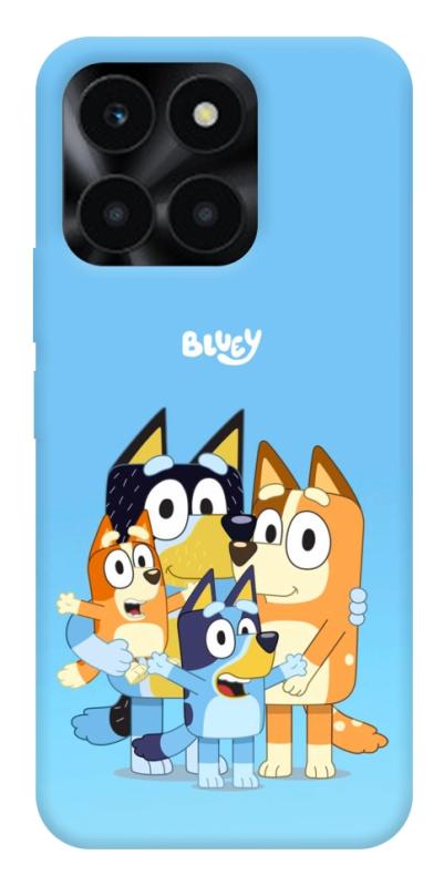 Чехол itsPrint Bluey family для Huawei Honor X6a, детские, купить оптом с доставкой