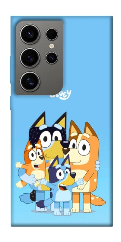 Чохол itsPrint Bluey family для Samsung Galaxy S24 Ultra, дитячі, купити оптом з доставкою