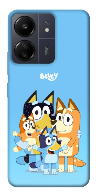 Чохол itsPrint Bluey family для Xiaomi Redmi 13C, дитячі, купити оптом з доставкою