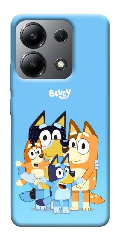 Чехол itsPrint Bluey family для Xiaomi Redmi Note 13 4G, детские, купить оптом с доставкой