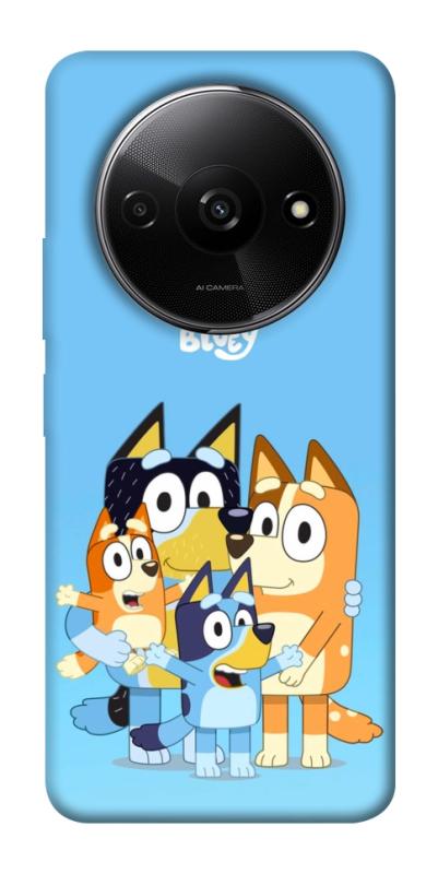 Чохол itsPrint Bluey family для Xiaomi Redmi A3, дитячі, купити оптом з доставкою