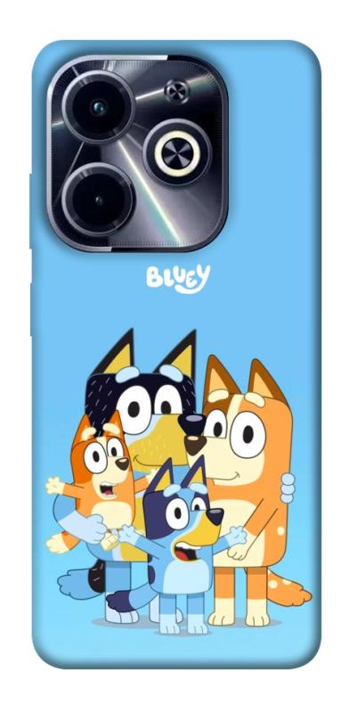 Чехол itsPrint Bluey family для Infinix Hot 40i, детские, купить оптом с доставкой