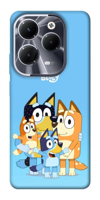 Чехол itsPrint Bluey family для Infinix Hot 40, детские, купить оптом с доставкой