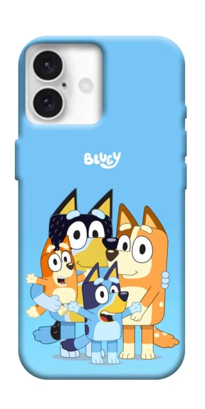 Чехол itsPrint Bluey family для Apple iPhone 16 (6.1"), детские, купить оптом с доставкой