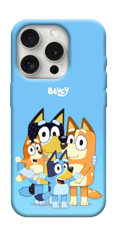Чохол itsPrint Bluey family для Apple iPhone 16 Pro (6.3"), дитячі, купити оптом з доставкою