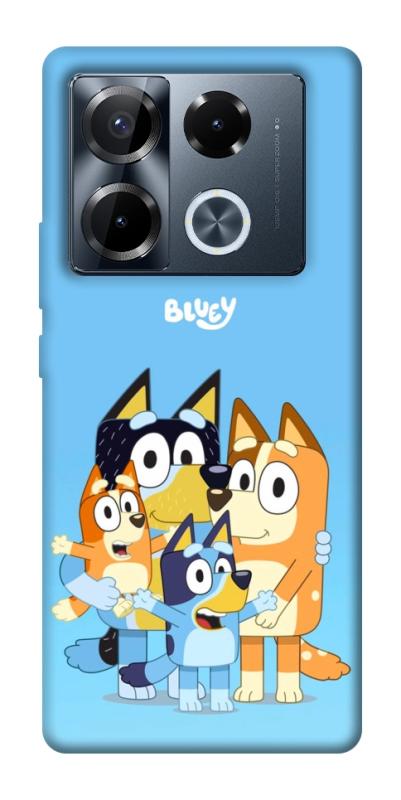 Чехол itsPrint Bluey family для Infinix Note 40 Pro 4G, детские, купить оптом с доставкой