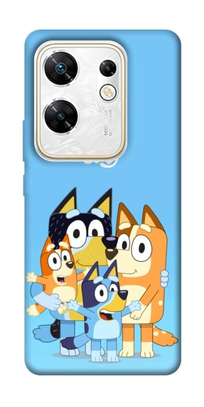 Чохол itsPrint Bluey family для Infinix Zero 30 4G, дитячі, купити оптом з доставкою