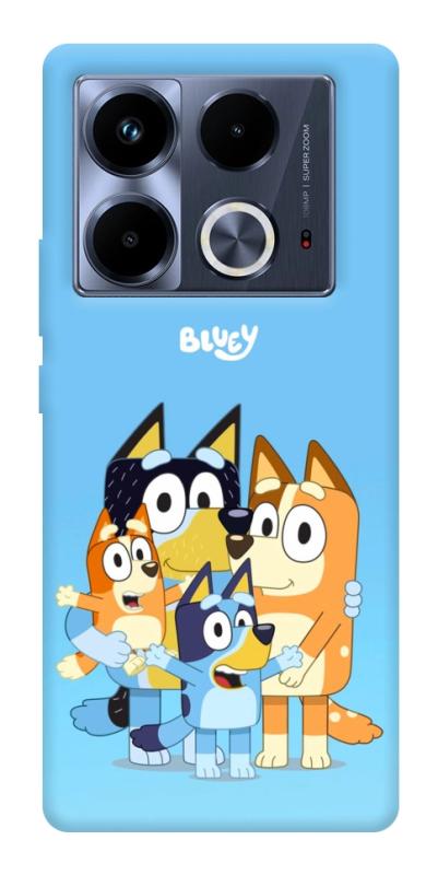 Чехол itsPrint Bluey family для Infinix Note 40 4G, детские, купить оптом с доставкой