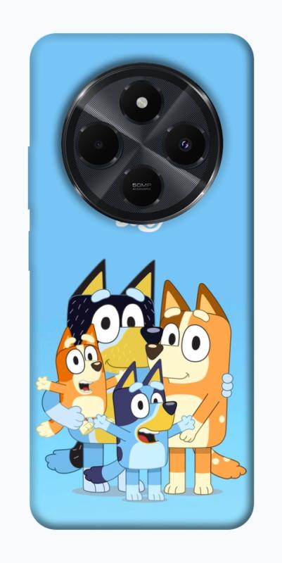 Чохол itsPrint Bluey family для Xiaomi Redmi 14C / Poco C75, дитячі, купити оптом з доставкою
