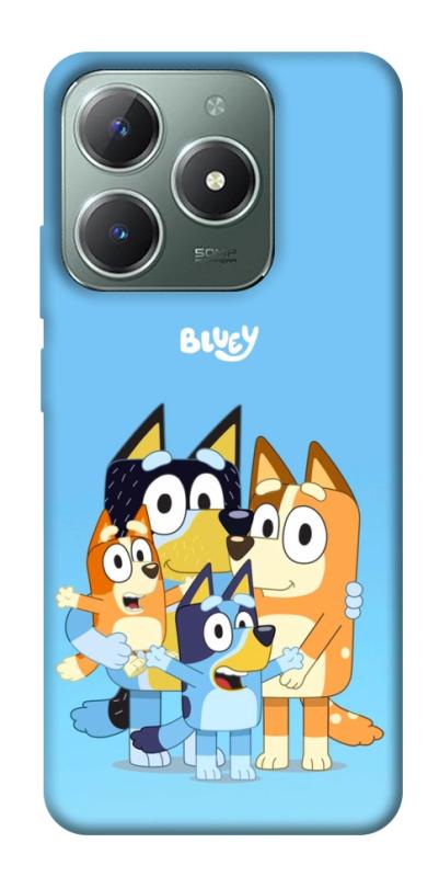 Чехол itsPrint Bluey family для Realme C61 4G, детские, купить оптом с доставкой