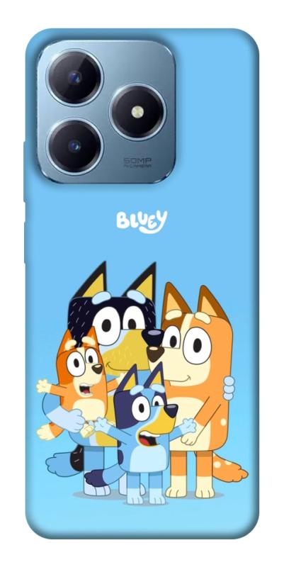 Чехол itsPrint Bluey family для Realme C63 4G, детские, купить оптом с доставкой