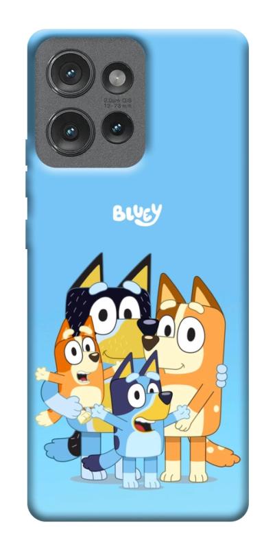 Чехол itsPrint Bluey family для Motorola Edge 50, детские, купить оптом с доставкой