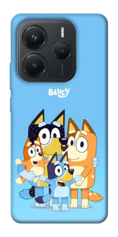 Чехол itsPrint Bluey family для Xiaomi Redmi Note 14 5G, детские, купить оптом с доставкой