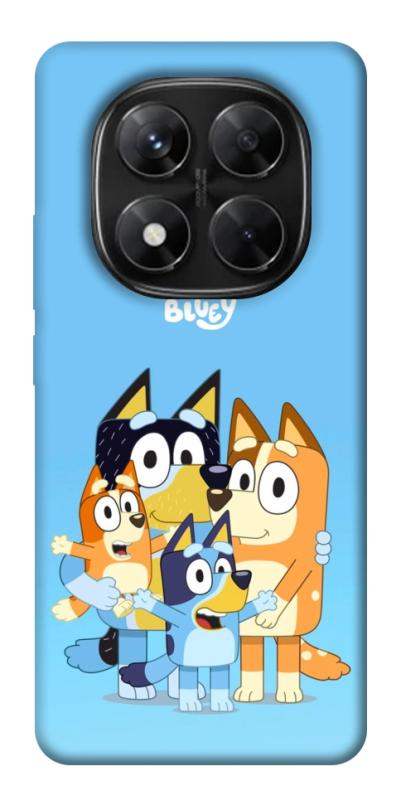 Чехол itsPrint Bluey family для Xiaomi Redmi Note 14 Pro 5G, детские, купить оптом с доставкой