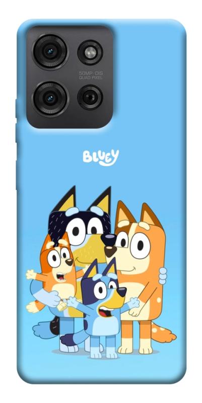 Чехол itsPrint Bluey family для Motorola Moto G75 5G, детские, купить оптом с доставкой