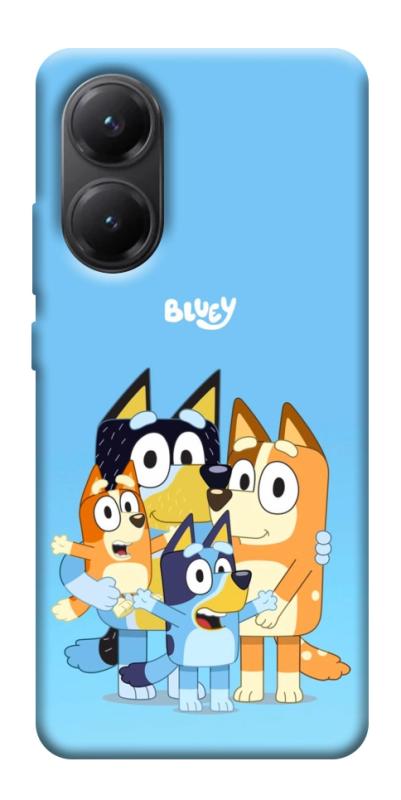 Чехол itsPrint Bluey family для Xiaomi Poco X7 Pro, детские, купить оптом с доставкой