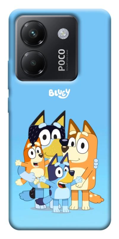 Чохол itsPrint Bluey family для Xiaomi Poco M7 Pro 5G, дитячі, купити оптом з доставкою