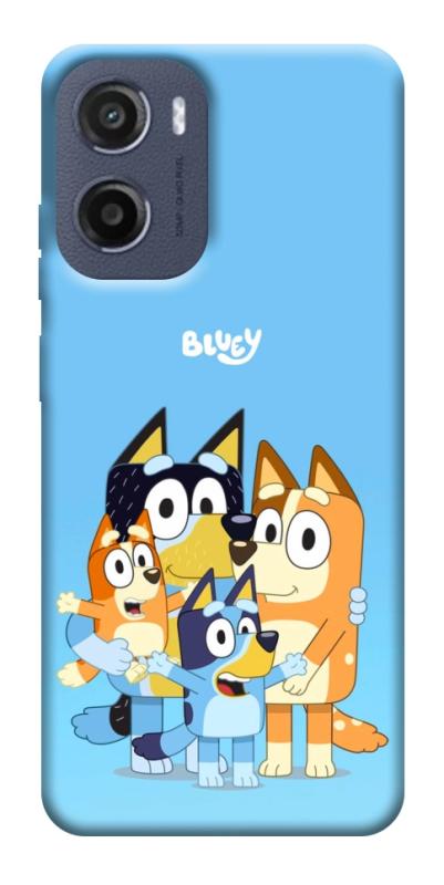Чехол itsPrint Bluey family для Motorola Moto G05, детские, купить оптом с доставкой