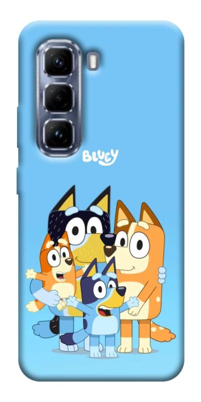 Чехол itsPrint Bluey family для Infinix Hot 50 Pro, детские, купить оптом с доставкой