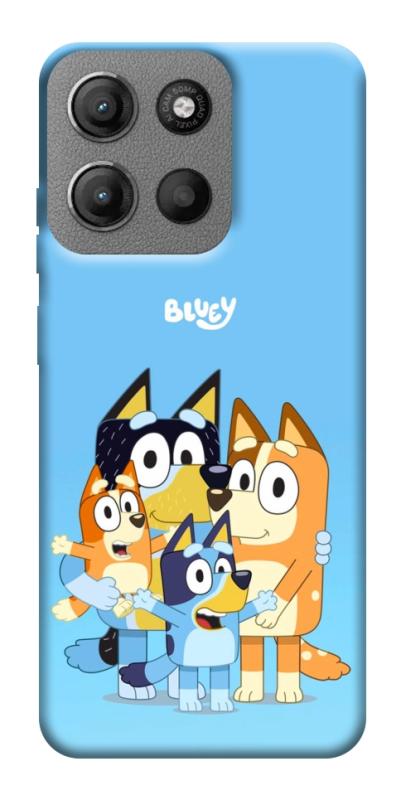 Чехол itsPrint Bluey family для Motorola Moto G15 4G, детские, купить оптом с доставкой