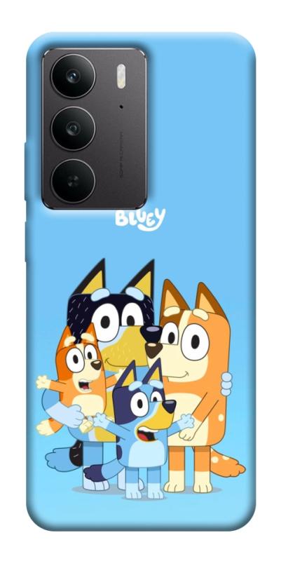 Чехол itsPrint Bluey family для Realme C75, детские, купить оптом с доставкой