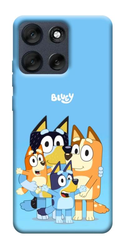 Чехол itsPrint Bluey family для Motorola Moto G56 5G, детские, купить оптом с доставкой