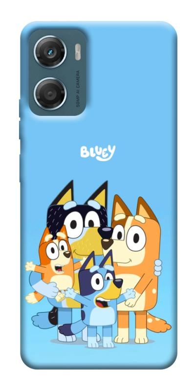 Чехол itsPrint Bluey family для Motorola Moto G06, детские, купить оптом с доставкой