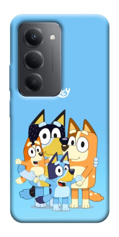 Чехол itsPrint Bluey family для Xiaomi Redmi 15 4G (Global) / 5G, детские, купить оптом с доставкой