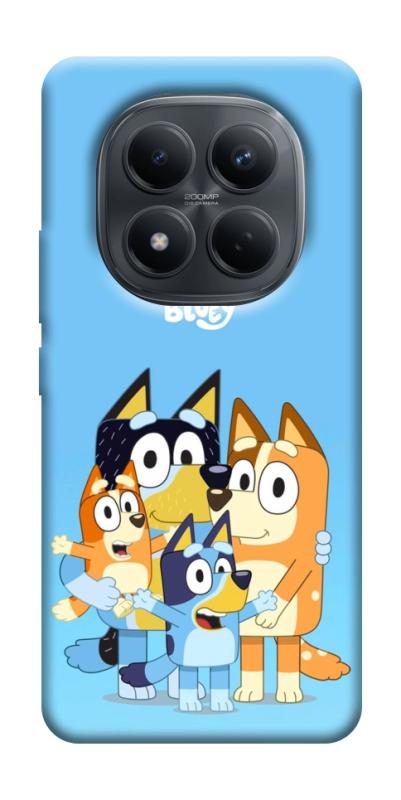Чехол itsPrint Bluey family для Xiaomi Redmi Note 15 Pro 4G, детские, купить оптом с доставкой