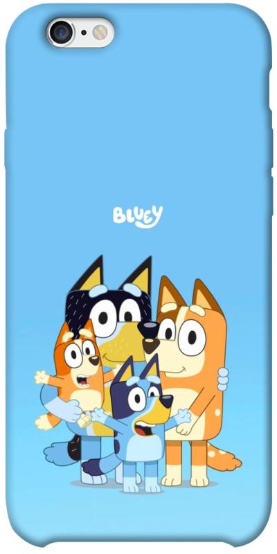 Чехол itsPrint Bluey family для Apple iPhone 6/6s plus (5.5"), детские, купить оптом с доставкой
