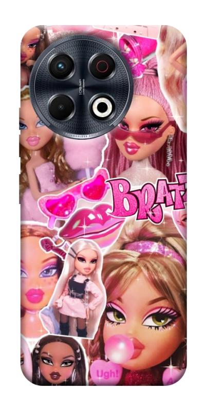 Чехол itsPrint Bratz для TECNO Spark 30 Pro (KL7), детские, купить оптом с доставкой