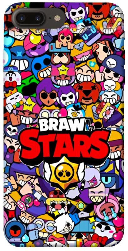 Чехол itsPrint Brawl stars для Apple iPhone 7 plus / 8 plus (5.5"), детские, купить оптом с доставкой
