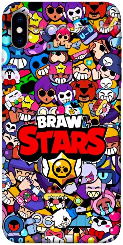 Чехол itsPrint Brawl stars для Apple iPhone X (5.8"), детские, купить оптом с доставкой