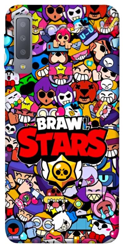 Чехол itsPrint Brawl stars для Samsung A750 Galaxy A7 (2018), детские, купить оптом с доставкой